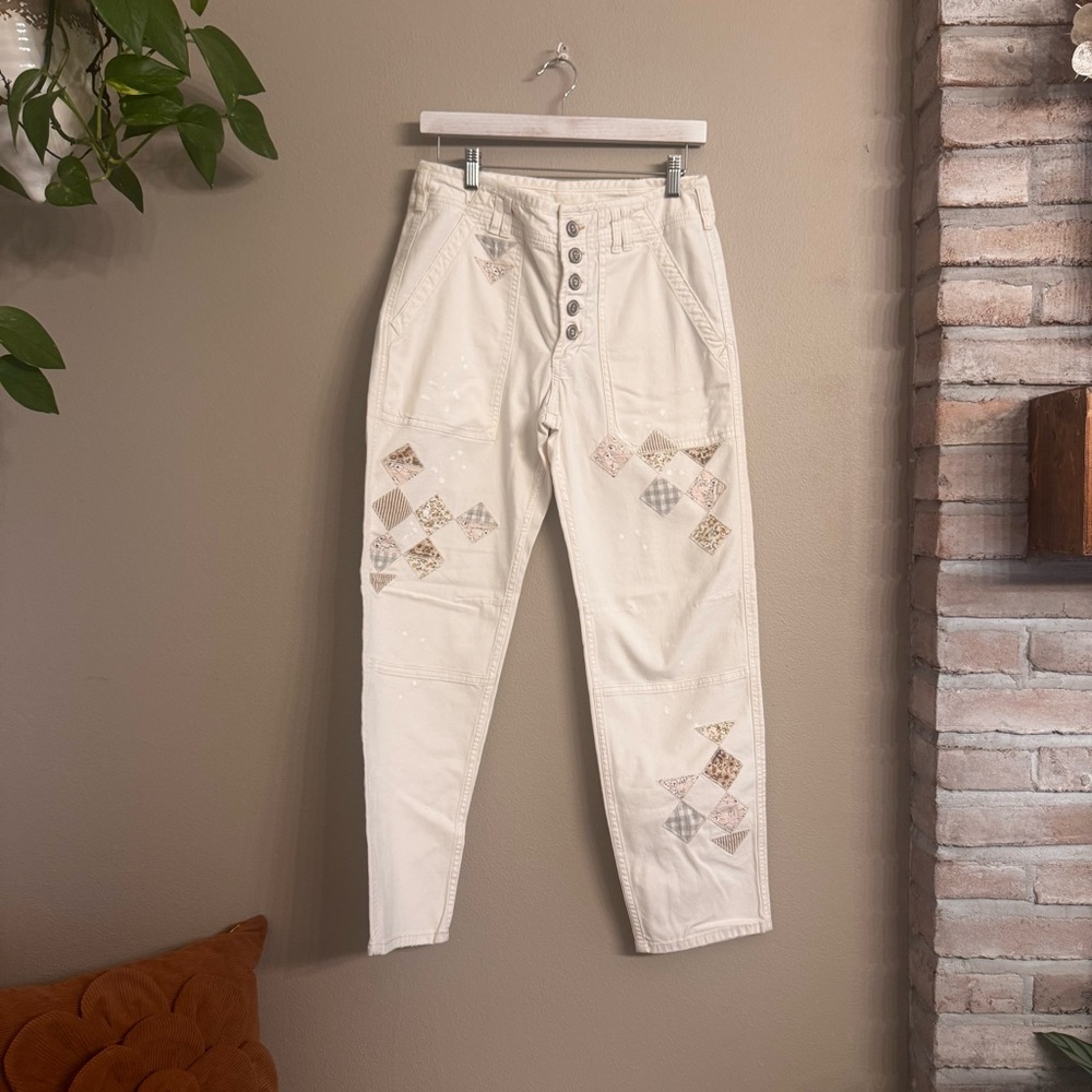 Anthro / Pilcro -The Wanderer Patchwork Utility P… - image 2